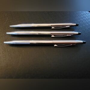 VTG VGUC Lot Cross Classic Century Chrome Ballpoint Pens And Mechanical Pencil